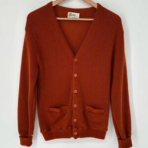BARCLAY 60'S VINTAGE Women’s CARDIGAN SWEATER Zefran Acrylic L6
